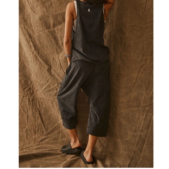 Free People Movement Relaxed Set Hot Shot NWT medium black - Picture 3 of 10